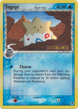 Togepi (41/101) (Delta Species) (Stamped) [EX: Dragon Frontiers] | Total Play