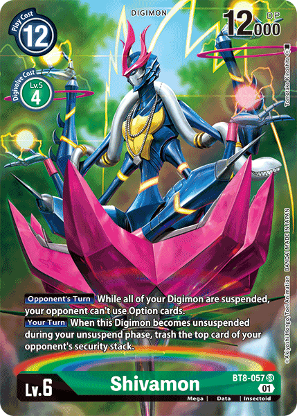 Shivamon [BT8-057] (Alternate Art) [New Awakening] | Total Play