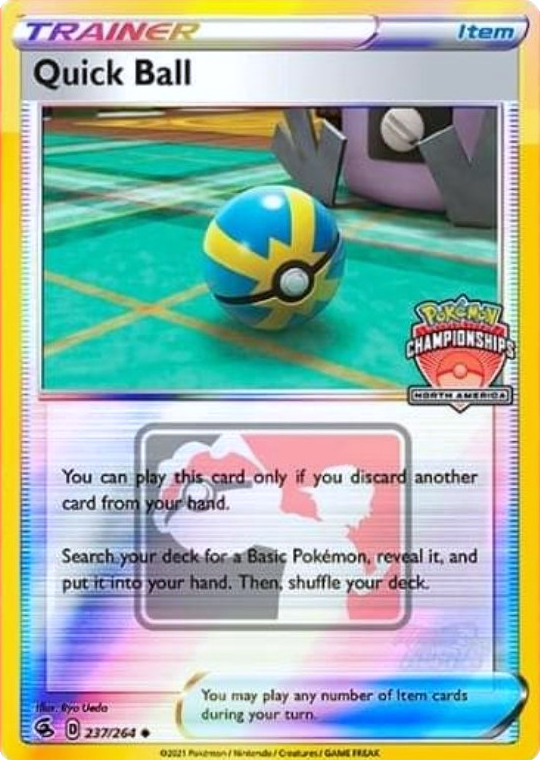 Quick Ball (237/264) (North America Championships Promo) [Sword & Shield: Fusion Strike] | Total Play