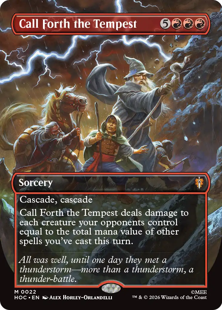 Call Forth the Tempest (Borderless) [The Hobbit: Eternal-Legal] | Total Play