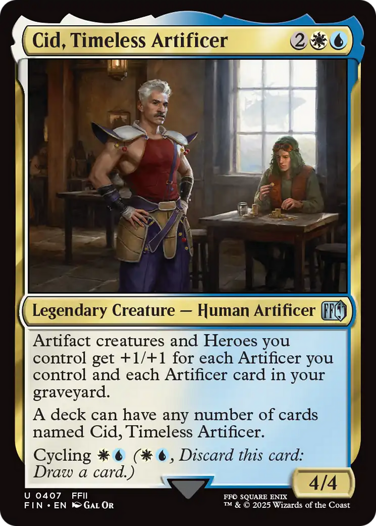 Cid, Timeless Artificer (0407) [FINAL FANTASY] | Total Play