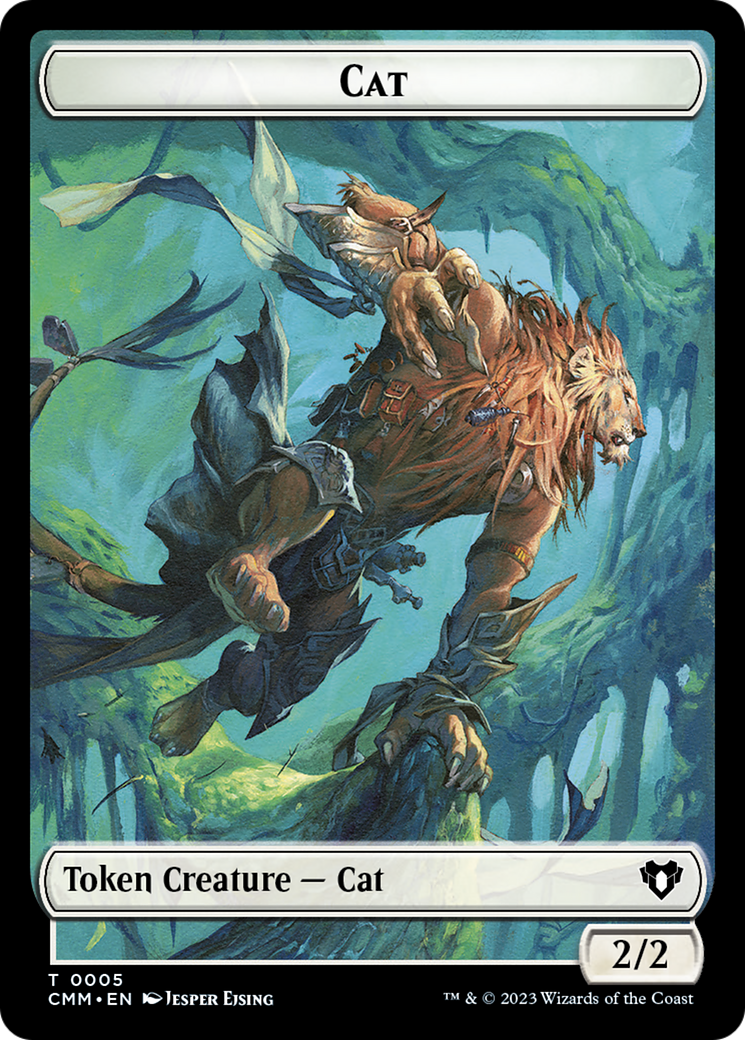 Cat Token (05) [Commander Masters Tokens] | Total Play