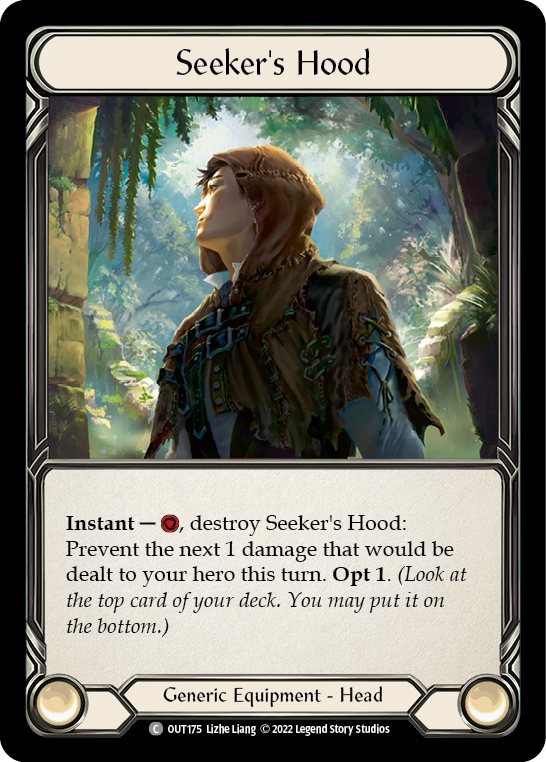 Seeker's Hood [OUT175] (Outsiders)  Rainbow Foil | Total Play