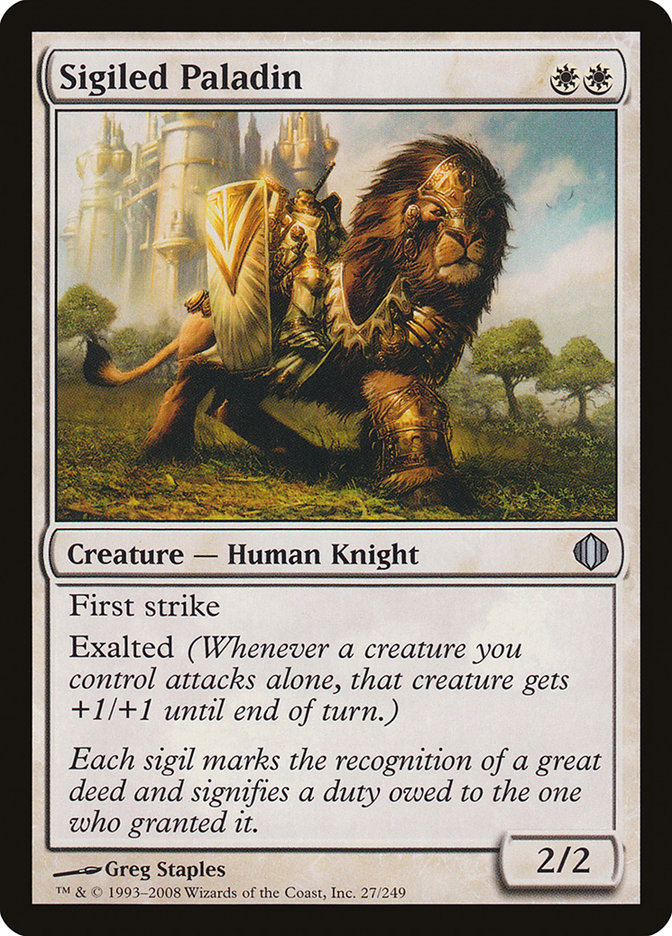 Sigiled Paladin [Shards of Alara] | Total Play