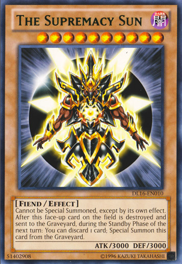 The Supremacy Sun (Green) [DL16-EN010] Rare | Total Play