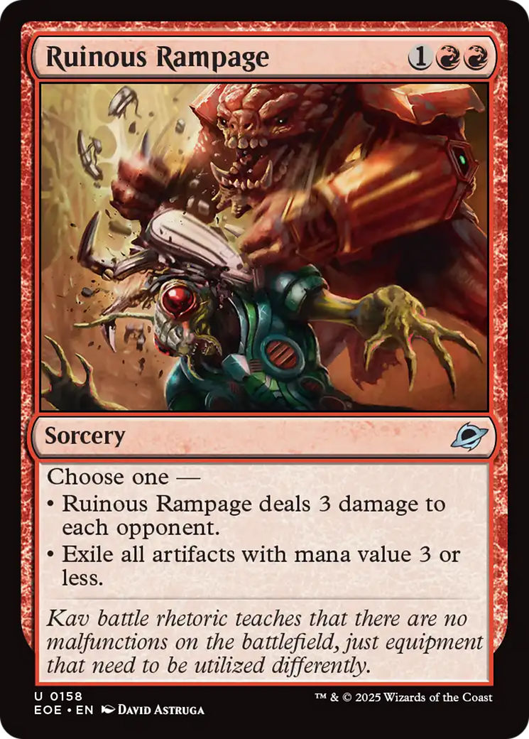 Ruinous Rampage [Edge of Eternities] | Total Play
