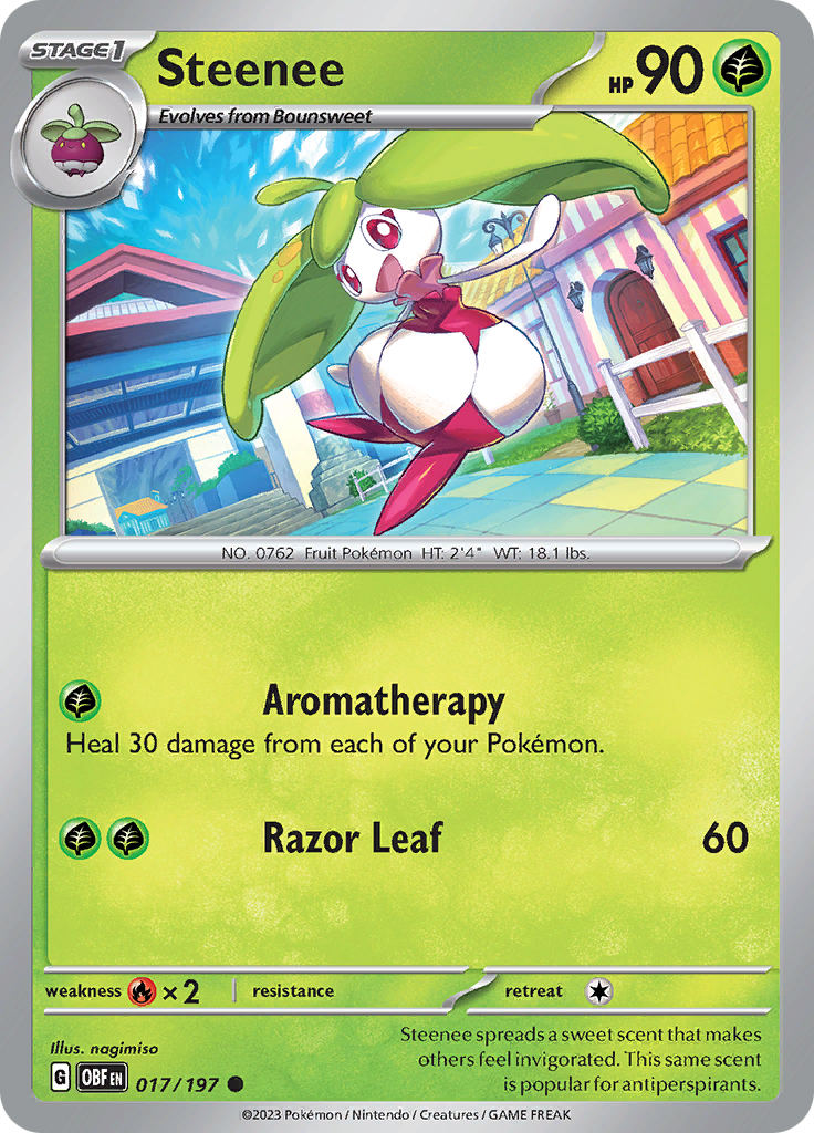 Steenee (017/197) [Scarlet & Violet: Obsidian Flames] | Total Play