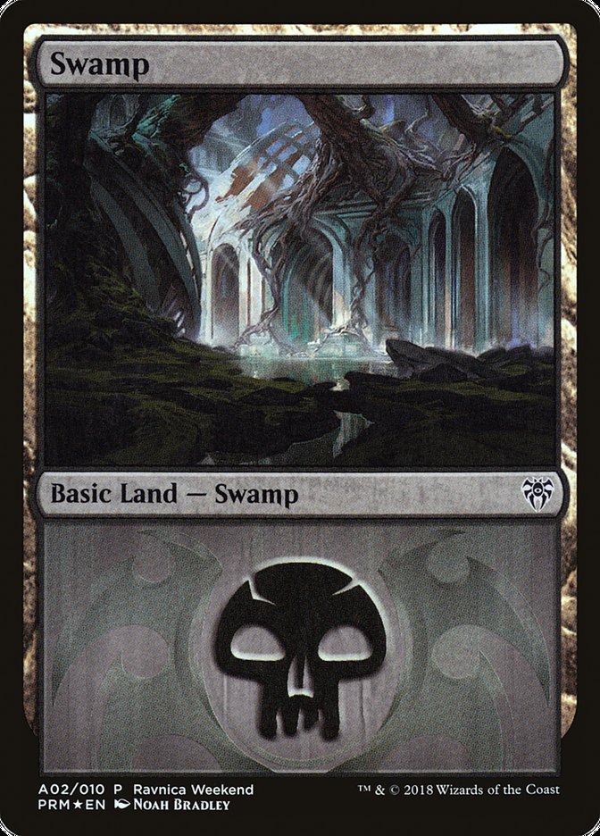 Swamp (A02) [Ravnica Allegiance Ravnica Weekend] | Total Play
