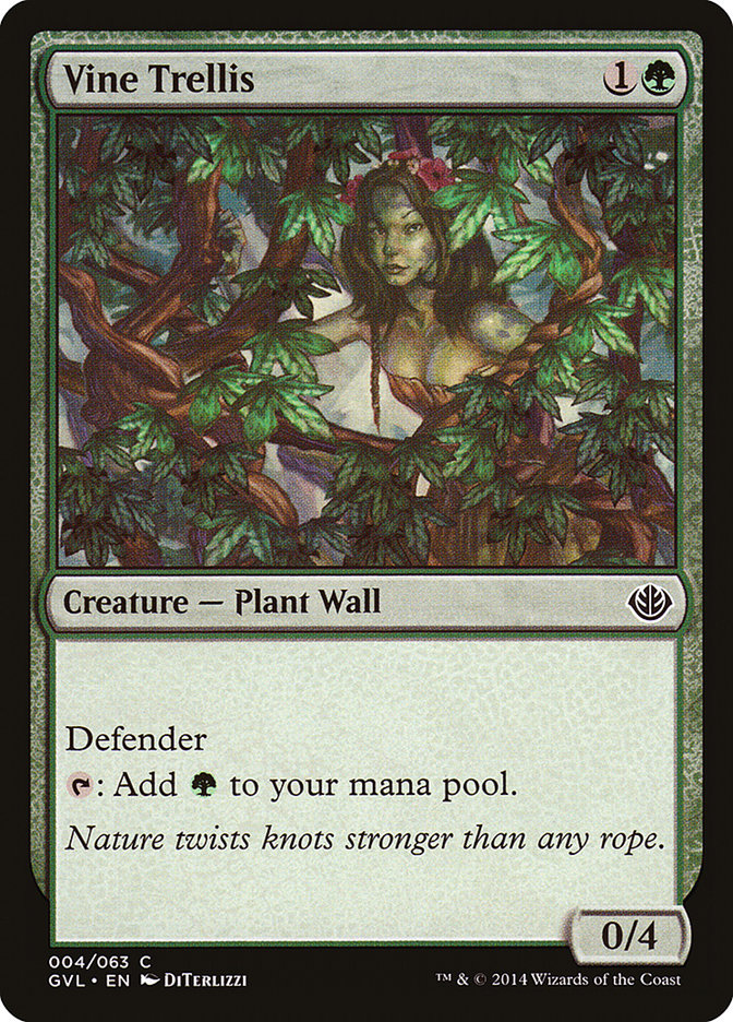 Vine Trellis (Garruk vs. Liliana) [Duel Decks Anthology] | Total Play