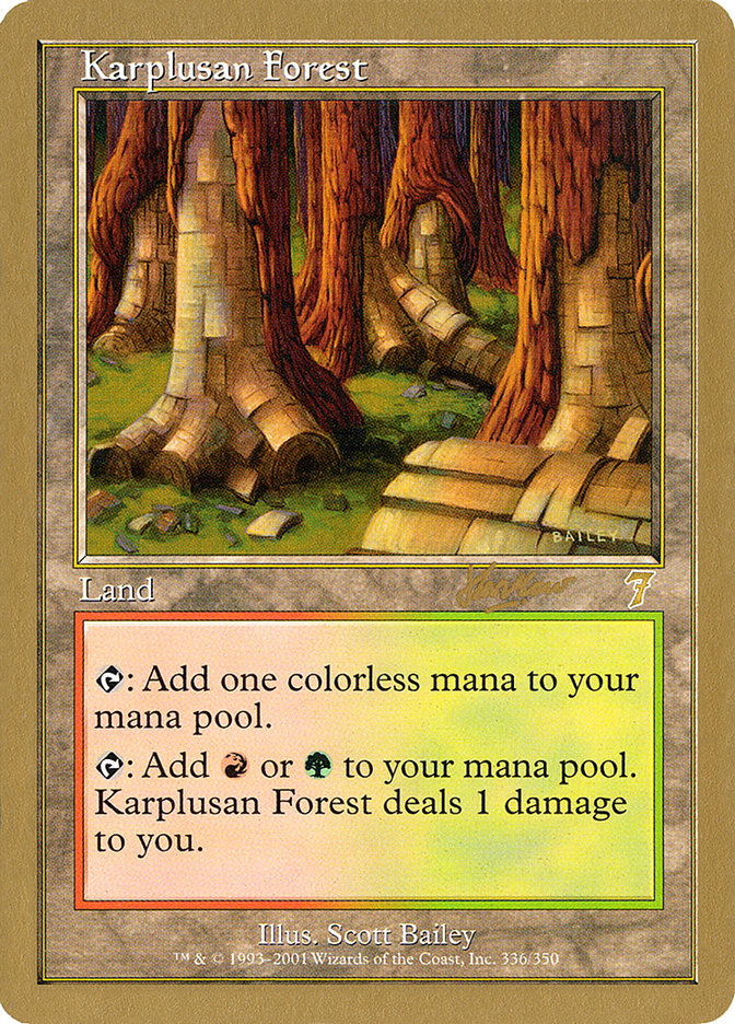 Karplusan Forest (Sim Han How) [World Championship Decks 2002] | Total Play