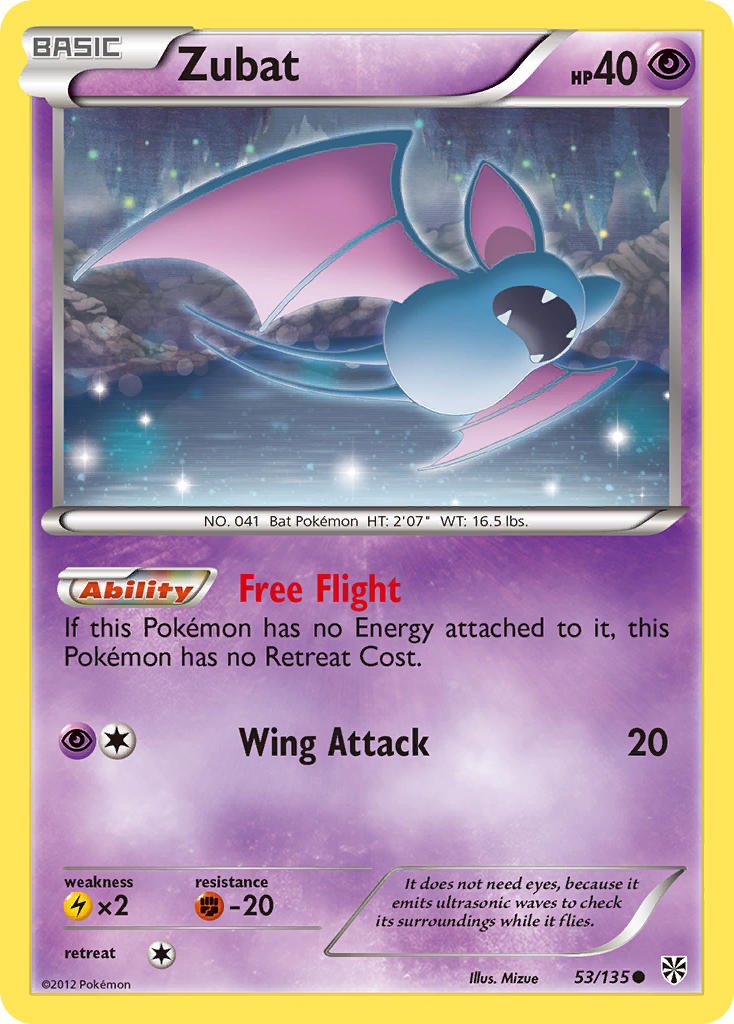 Zubat (53/135) [Black & White: Plasma Storm] | Total Play