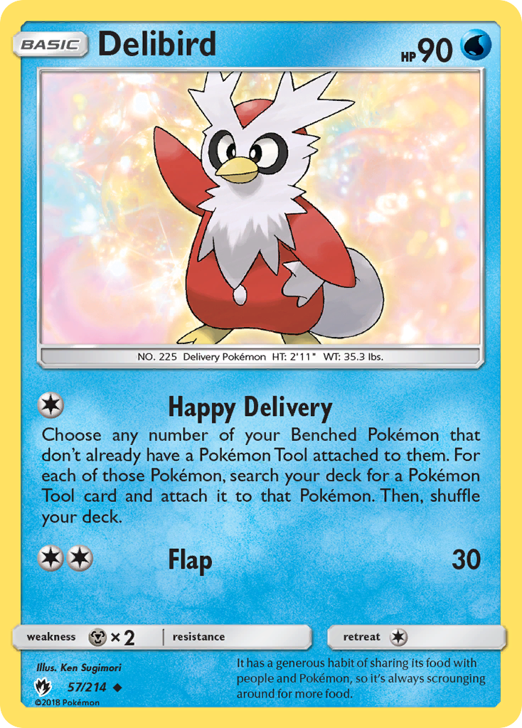 Delibird (57/214) [Sun & Moon: Lost Thunder] | Total Play
