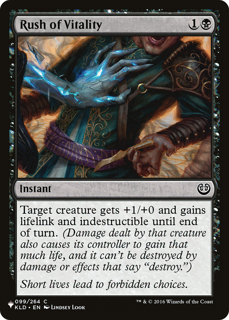 Rush of Vitality [The List] | Total Play