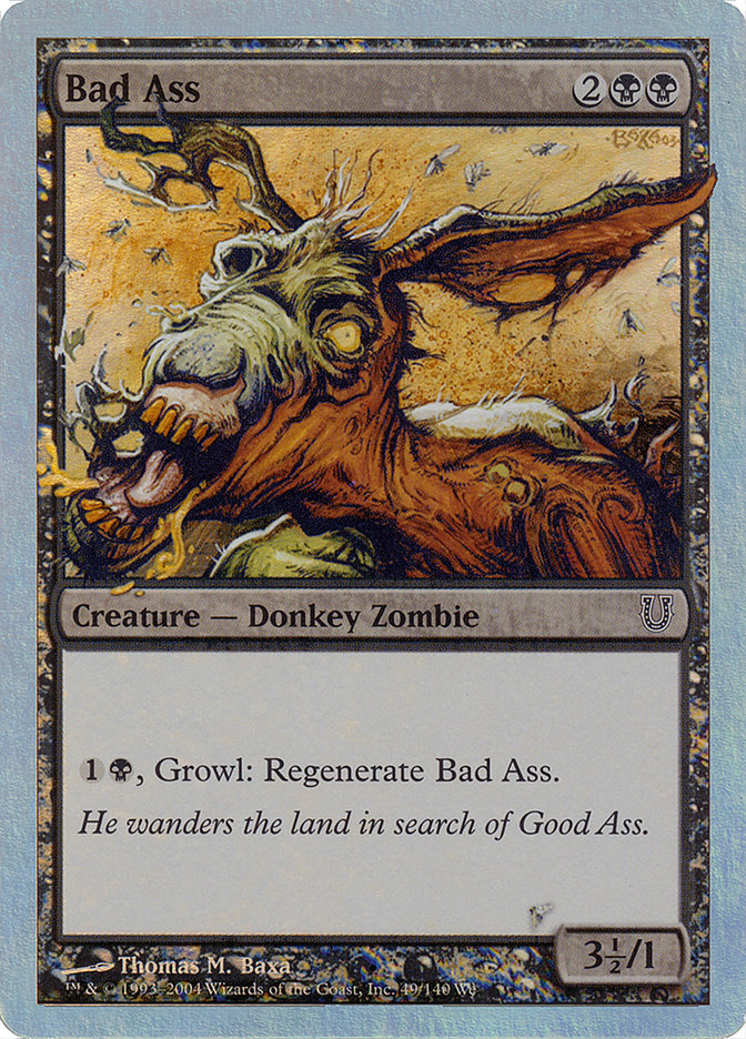 Bad Ass (Alternate Foil) [Unhinged] | Total Play