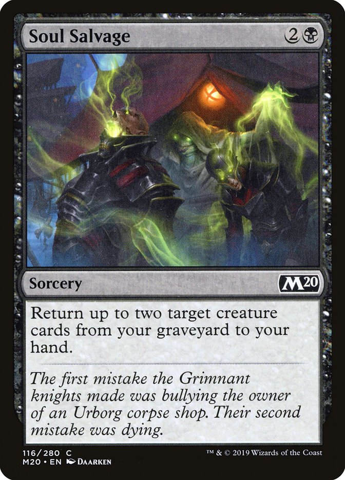 Soul Salvage [Core Set 2020] | Total Play