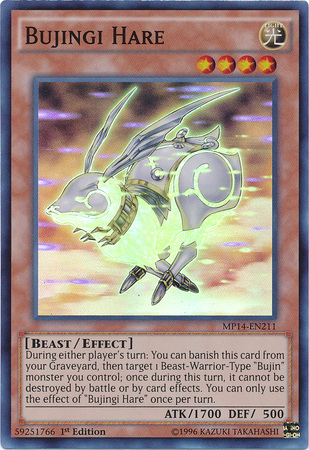 Bujingi Hare [MP14-EN211] Super Rare | Total Play