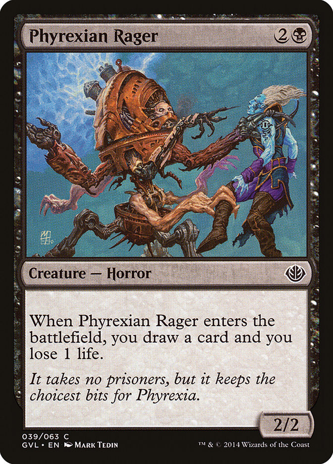 Phyrexian Rager (Garruk vs. Liliana) [Duel Decks Anthology] | Total Play