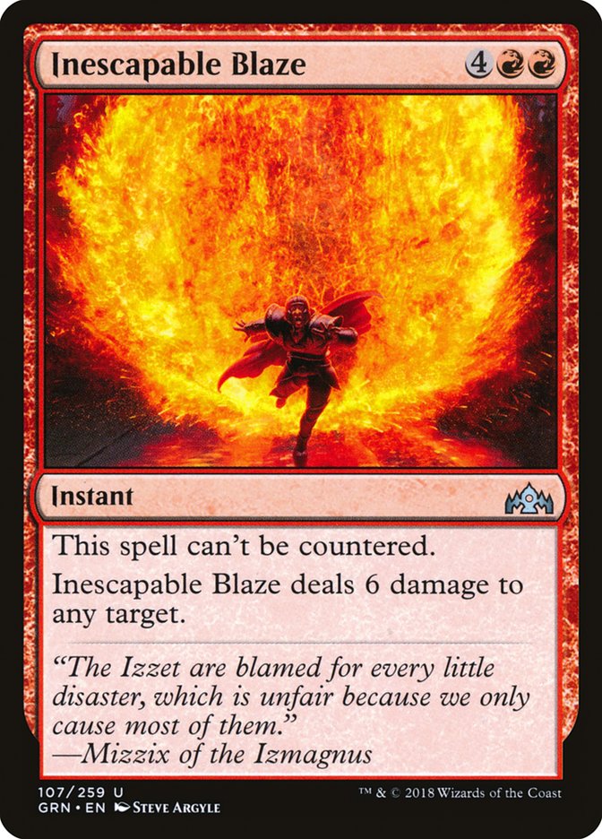Inescapable Blaze [Guilds of Ravnica] | Total Play