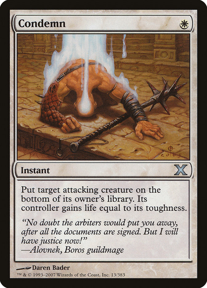 Condemn [Tenth Edition] | Total Play