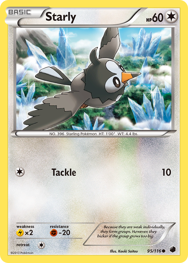 Starly (95/116) [Black & White: Plasma Freeze] | Total Play