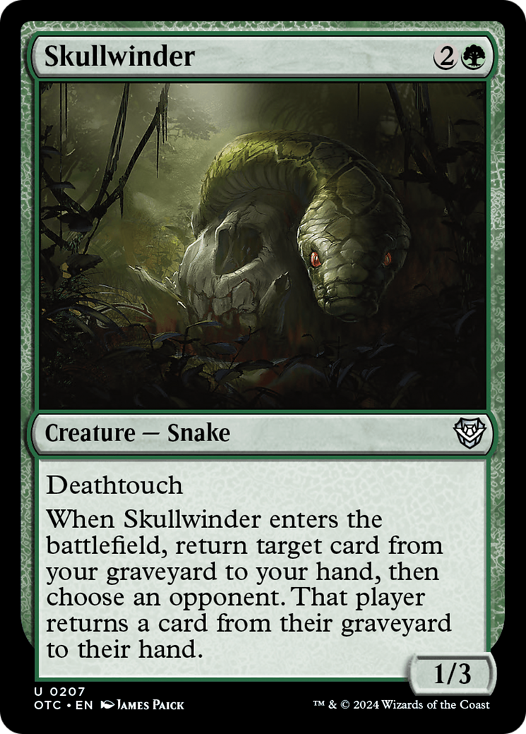 Skullwinder [Outlaws of Thunder Junction Commander] | Total Play