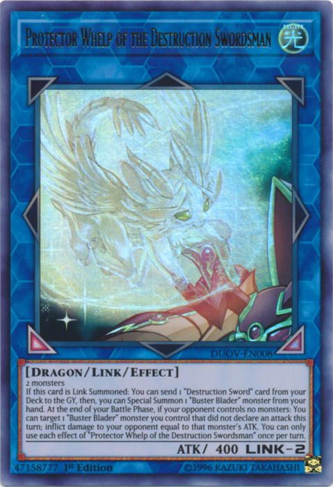 Protector Whelp of the Destruction Swordsman [DUOV-EN008] Ultra Rare | Total Play