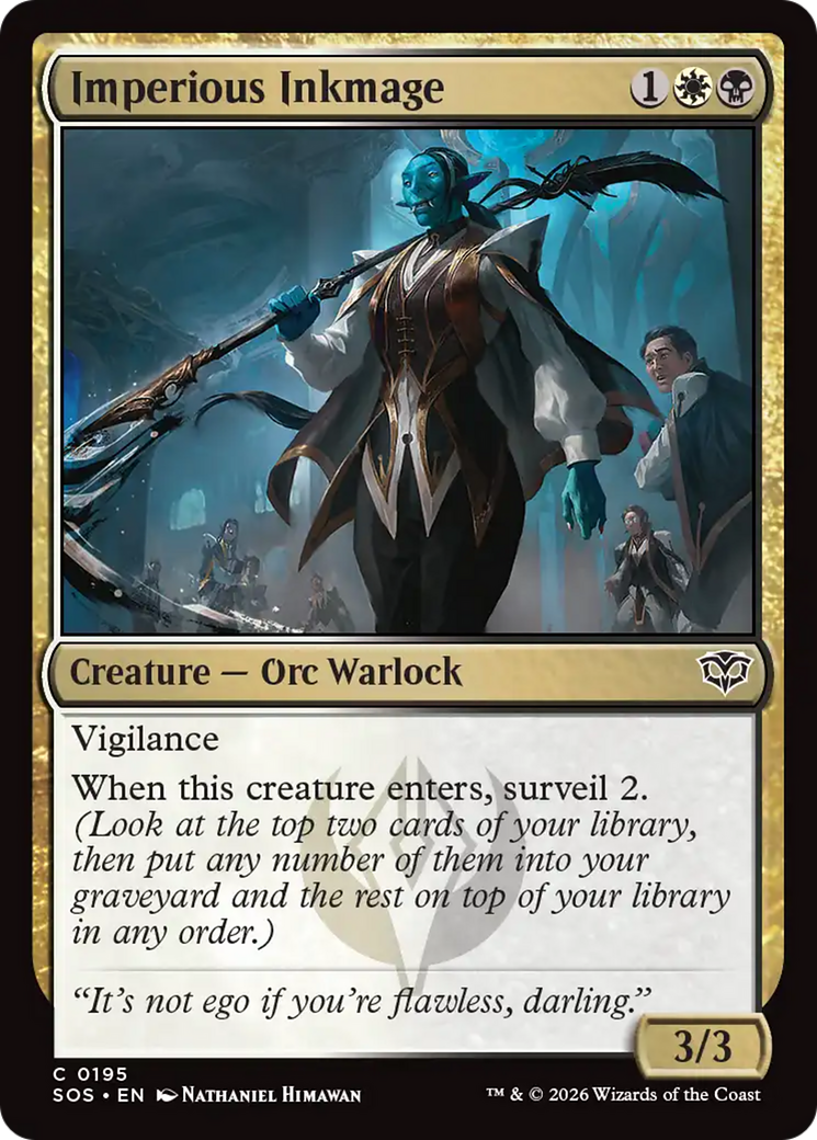 Imperious Inkmage [Secrets of Strixhaven] | Total Play