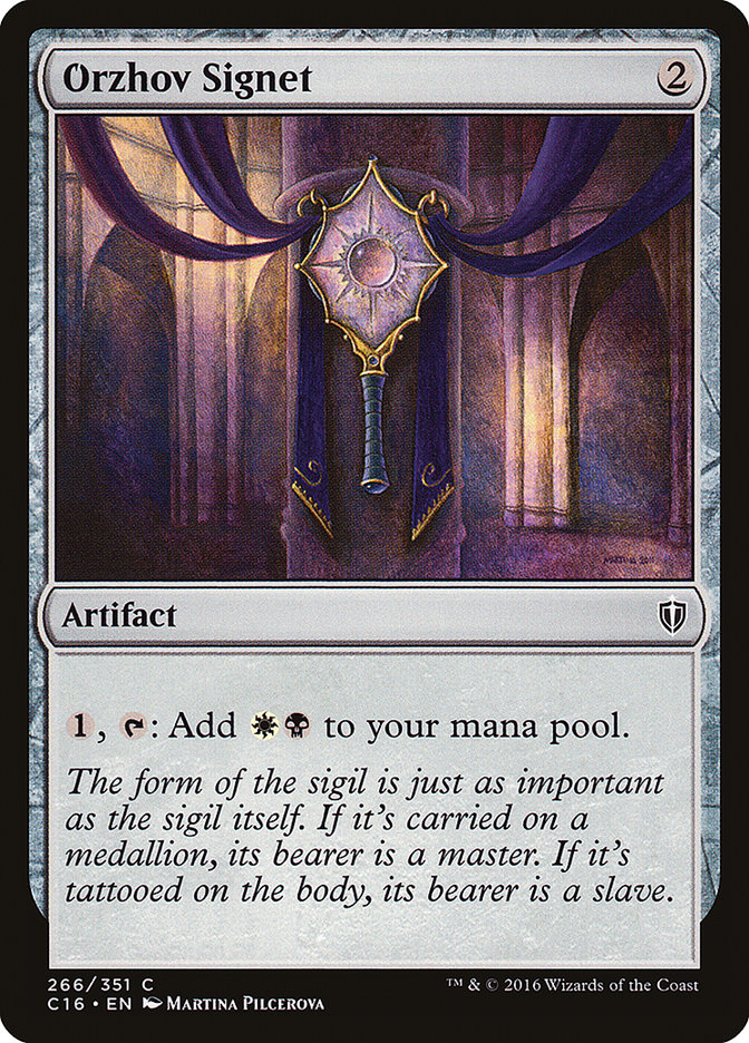 Orzhov Signet [Commander 2016] | Total Play