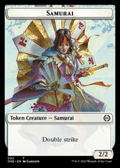 Rebel // Samurai Double-Sided Token [Phyrexia: All Will Be One Tokens] | Total Play