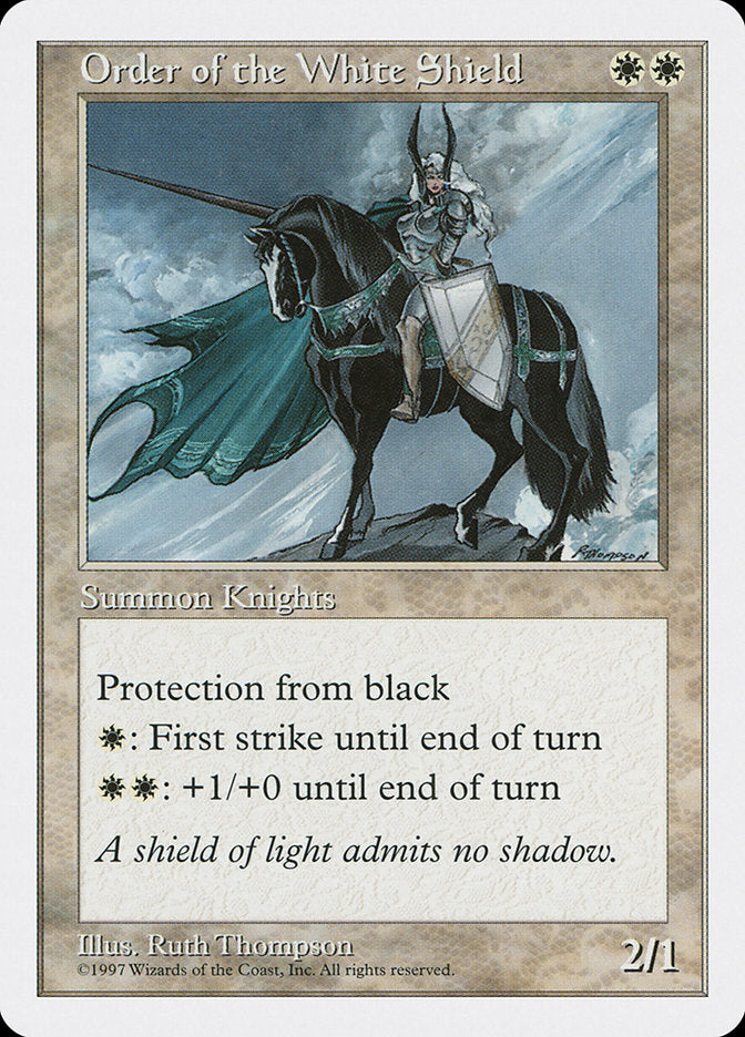 Order of the White Shield [Fifth Edition] | Total Play