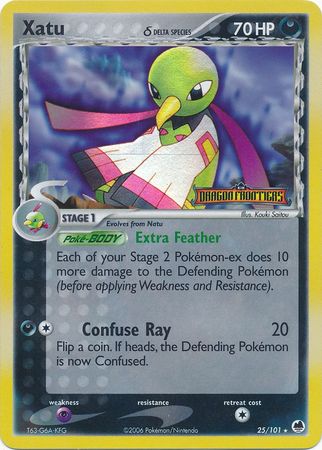 Xatu (25/101) (Delta Species) (Stamped) [EX: Dragon Frontiers] | Total Play