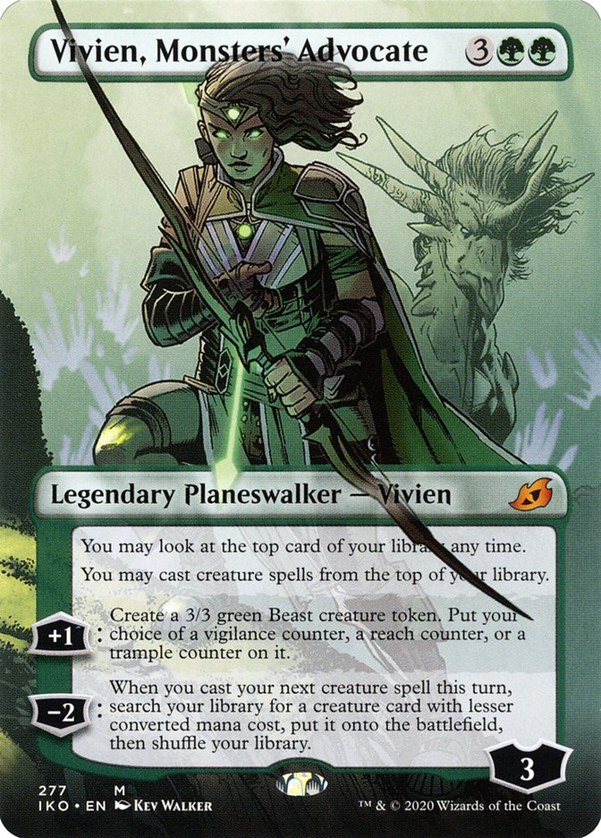 Vivien, Monsters' Advocate (Borderless) [Ikoria: Lair of Behemoths] | Total Play