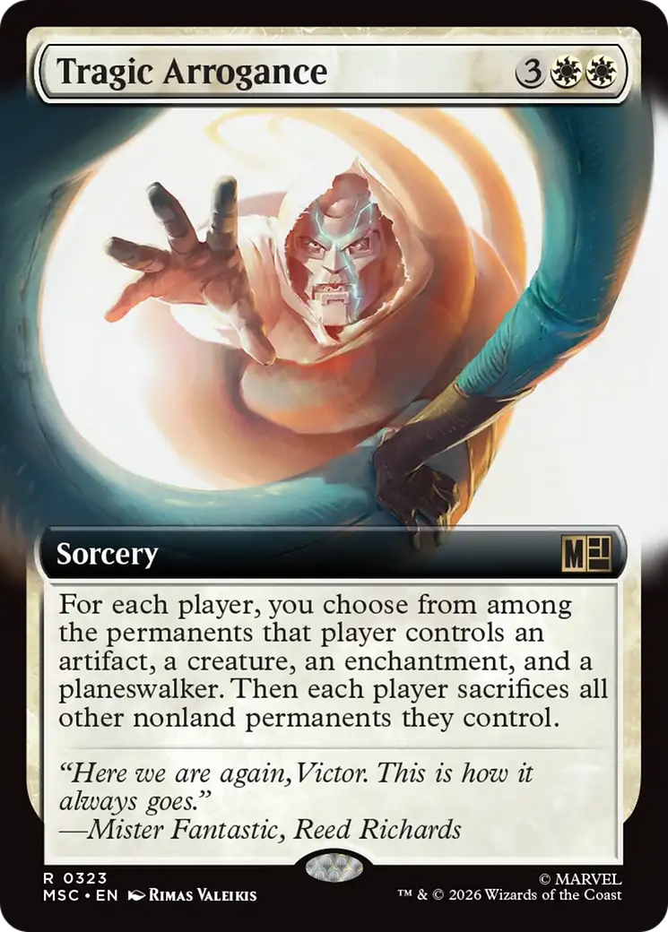 Tragic Arrogance (Extended Art) [Marvel Super Heroes Commander] | Total Play