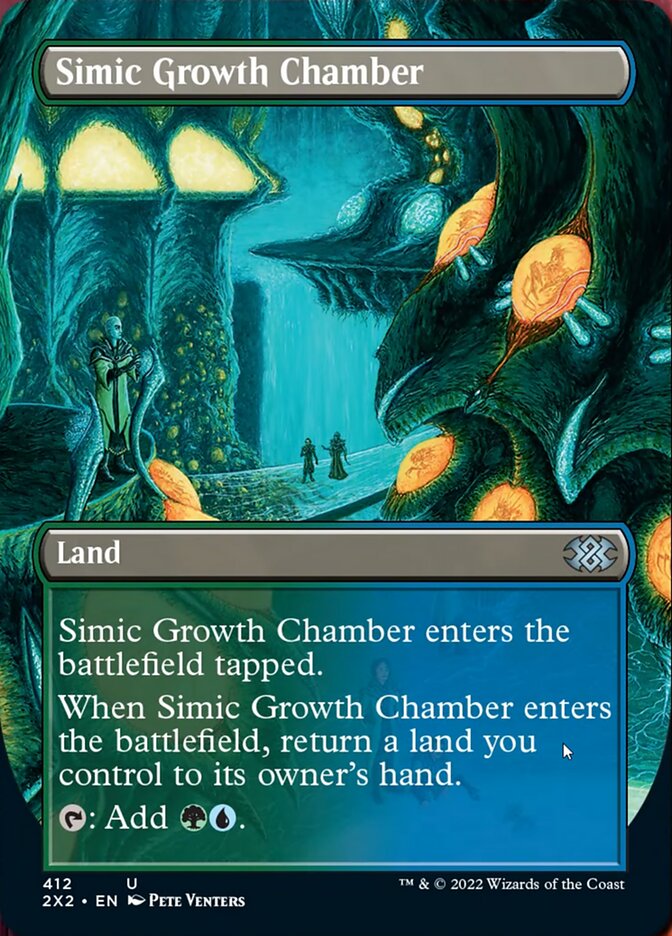 Simic Growth Chamber (Borderless Alternate Art) [Double Masters 2022] | Total Play