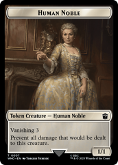 Human Noble // Clue (0022) Double-Sided Token [Doctor Who Tokens] | Total Play