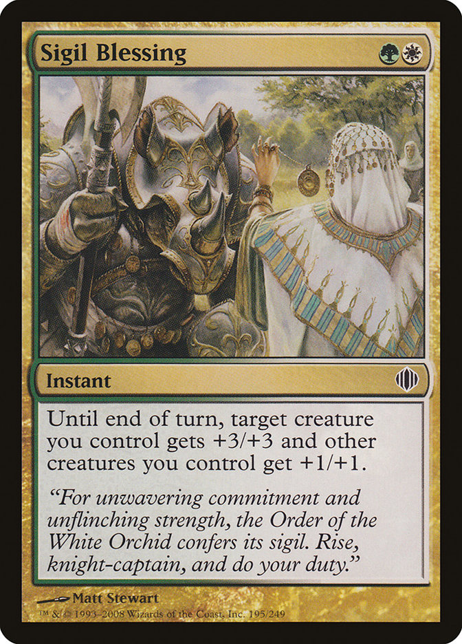 Sigil Blessing [Shards of Alara] | Total Play