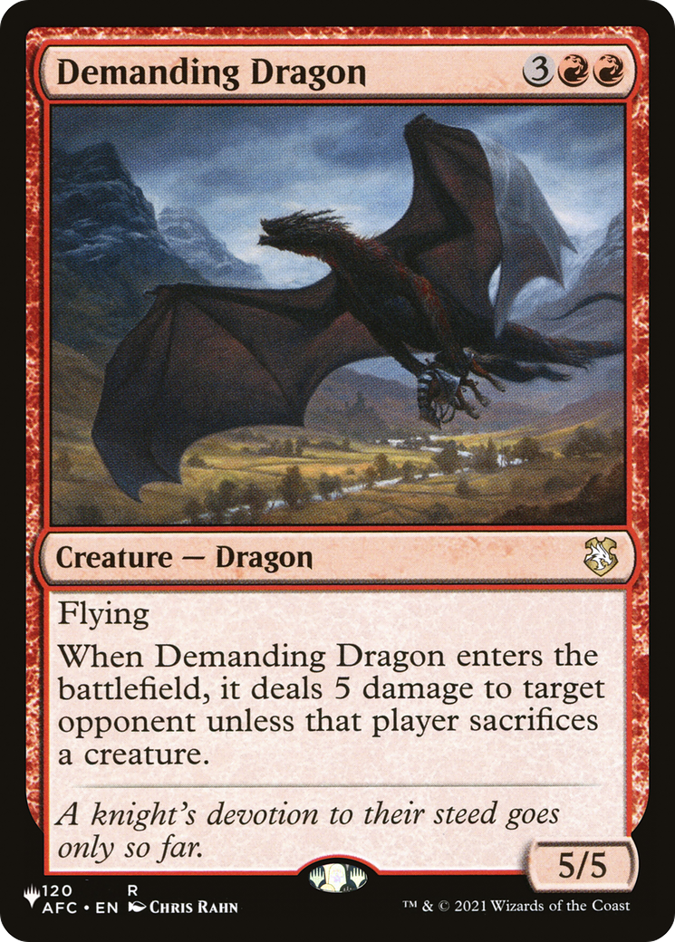 Demanding Dragon [The List] | Total Play