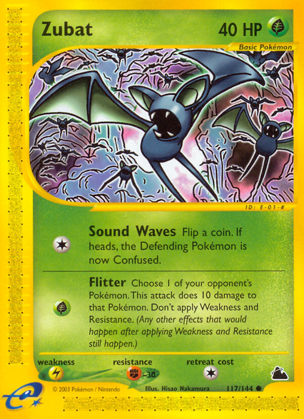 Zubat (117/144) [Skyridge] | Total Play