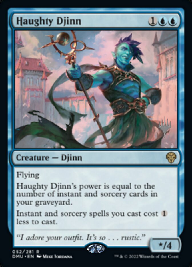 Haughty Djinn (Promo Pack) [Dominaria United Promos] | Total Play