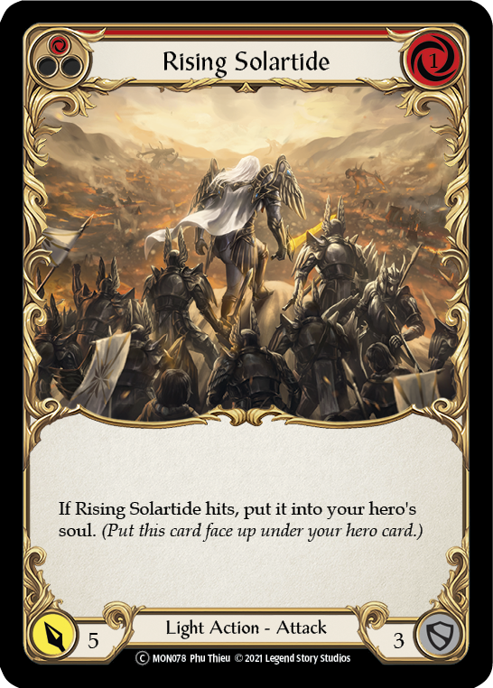 Rising Solartide (Red) [U-MON078] (Monarch Unlimited)  Unlimited Normal | Total Play