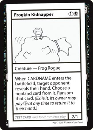 Frogkin Kidnapper (2021 Edition) [Mystery Booster Playtest Cards] | Total Play