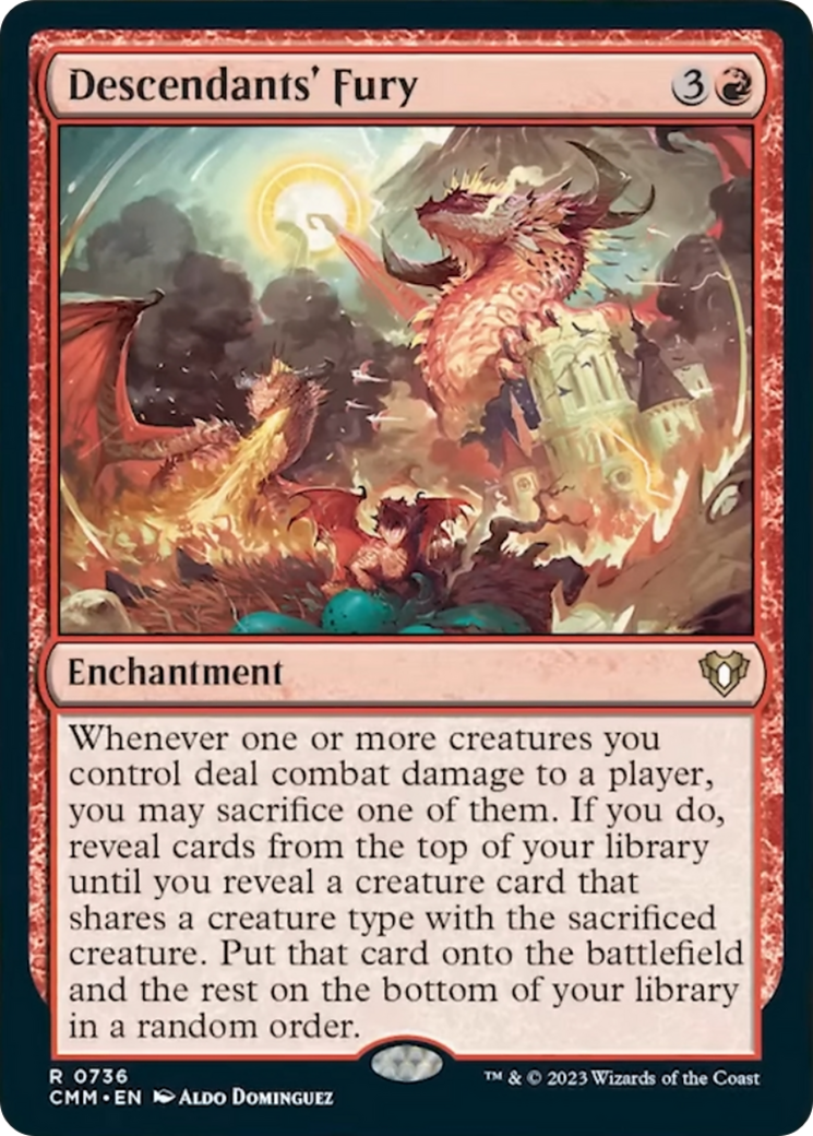 Descendants' Fury [Commander Masters] | Total Play