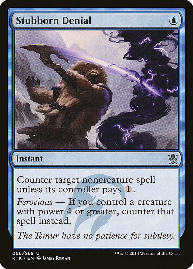 Stubborn Denial [Khans of Tarkir] | Total Play