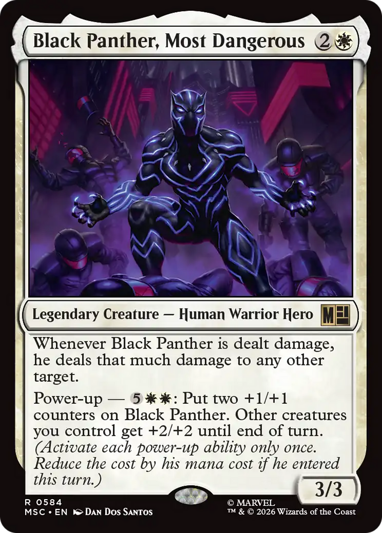 Black Panther, Most Dangerous [Marvel Super Heroes Commander] | Total Play