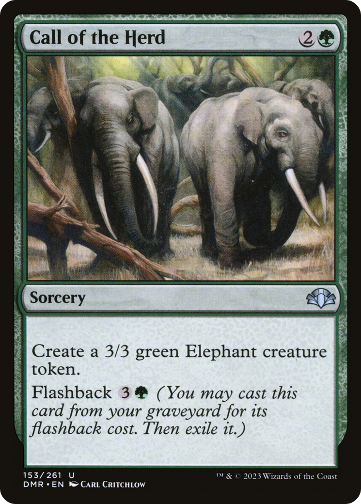 Call of the Herd [Dominaria Remastered] | Total Play