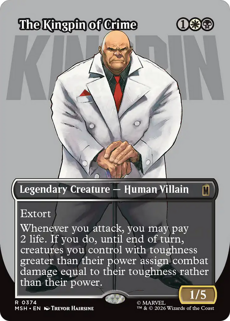 The Kingpin of Crime (Borderless) (0374) [Marvel Super Heroes] | Total Play