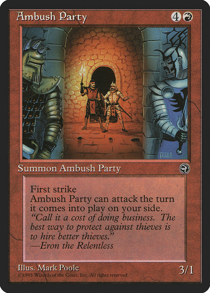 Ambush Party (Eron Flavor Text) [Homelands] | Total Play