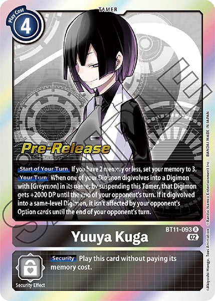 Yuuya Kuga [BT11-093] [Dimensional Phase Pre-Release Promos] | Total Play