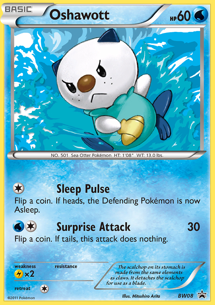 Oshawott (BW08) [Black & White: Black Star Promos] | Total Play