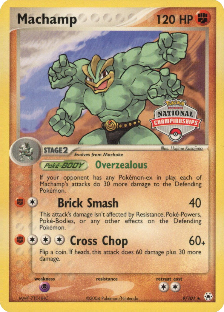 Machamp (9/101) (National Championships Promo) [EX: Hidden Legends] | Total Play